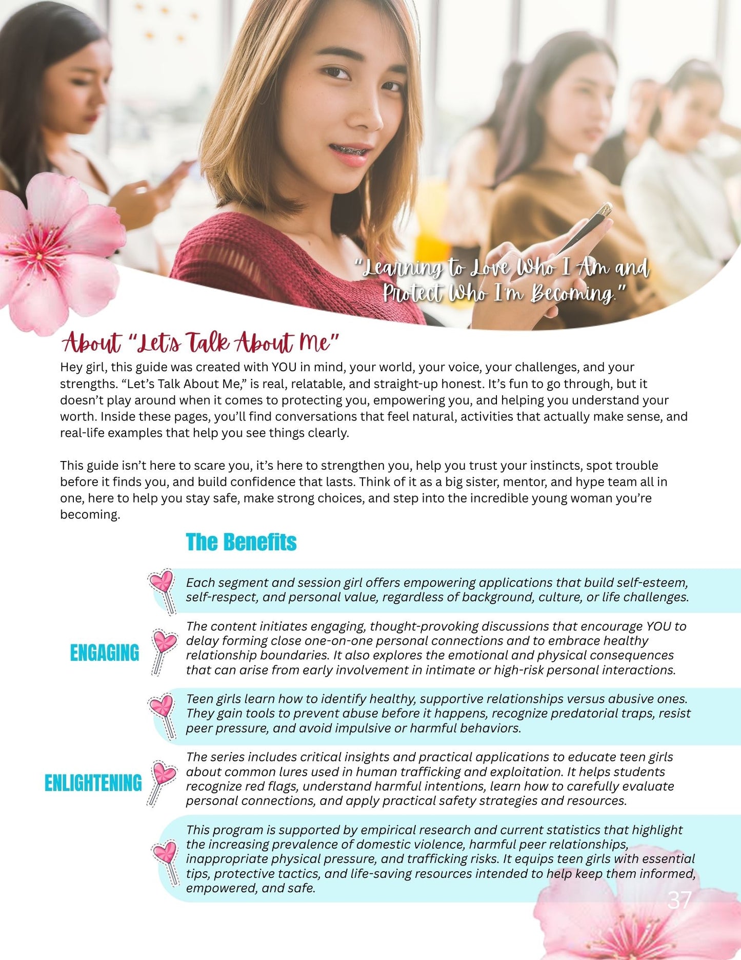 "Let's Talk About Me" FREE Sample Session E-book
