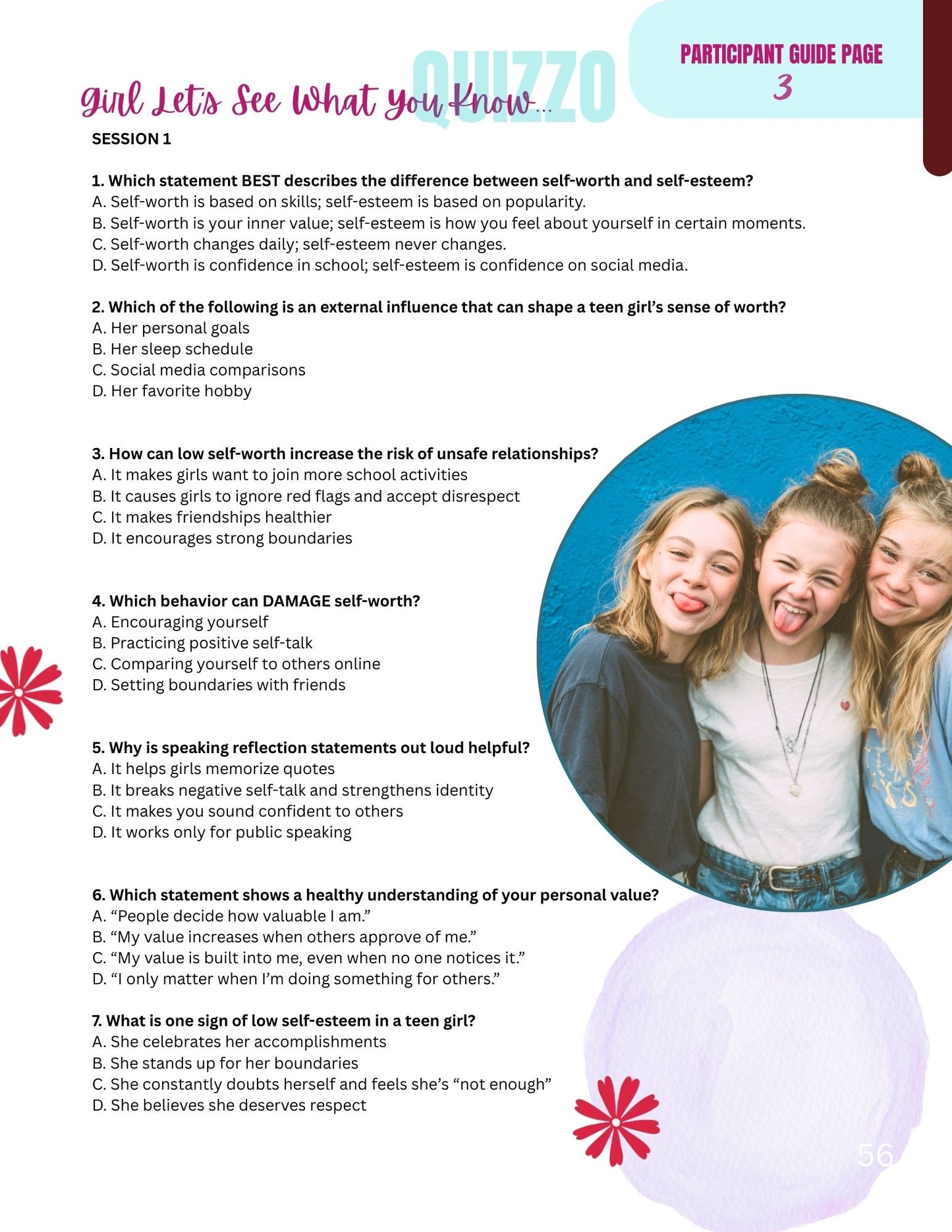 "Let's Talk About Me" FREE Sample Session E-book
