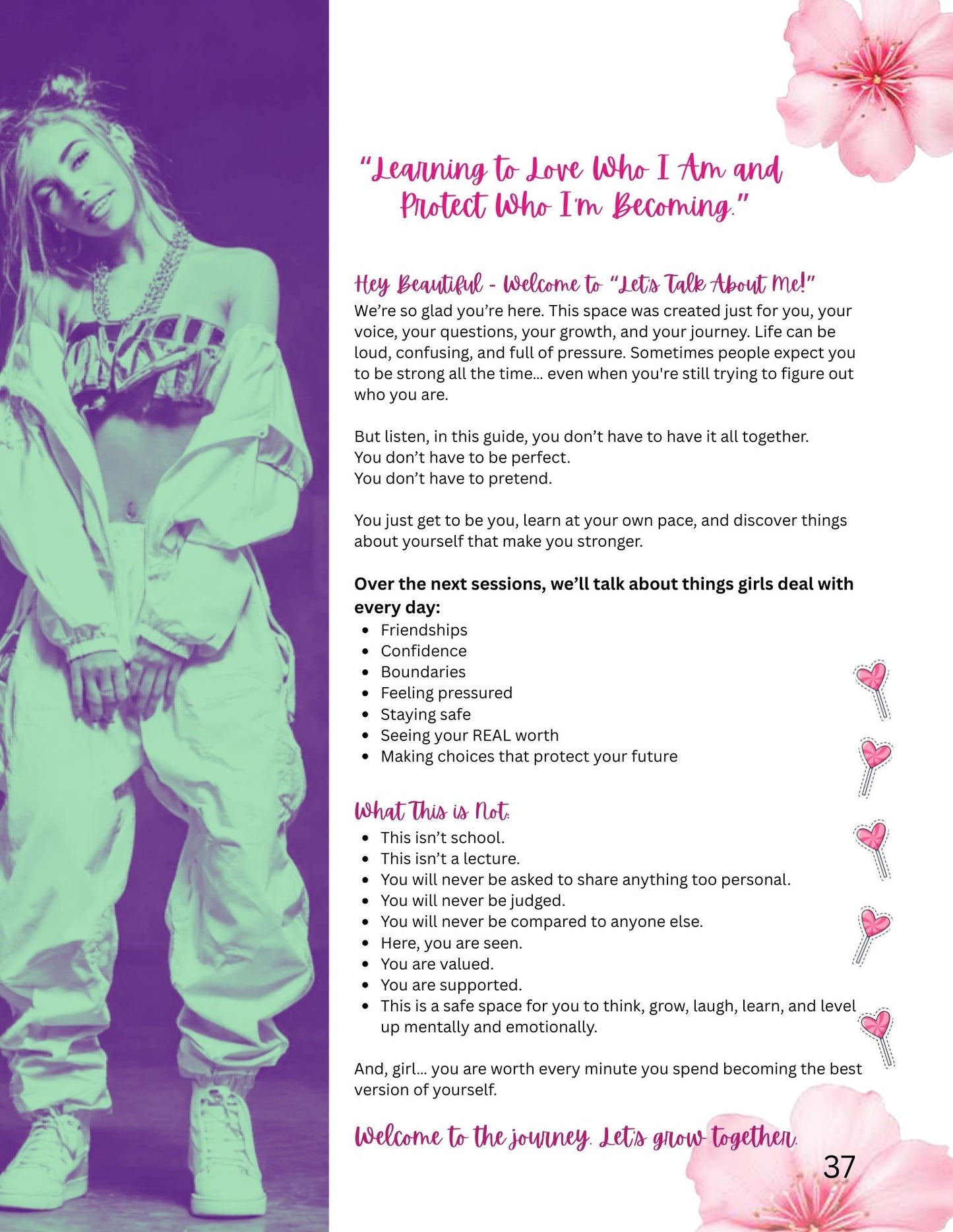 "Let's Talk About Me" FREE Sample Session E-book